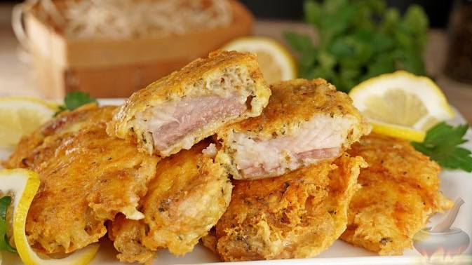 Вкусная обёртка! ЖАРЕНАЯ РЫБА В СЫРНОЙ ПАНИРОВКЕ