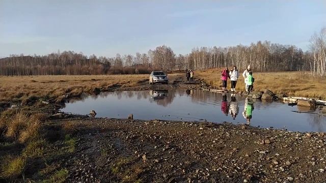 Единственный брод по дороге на Нурали. Форсируем на Ау