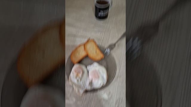 Утро вторнико-среды)) На завтрак стандарт))