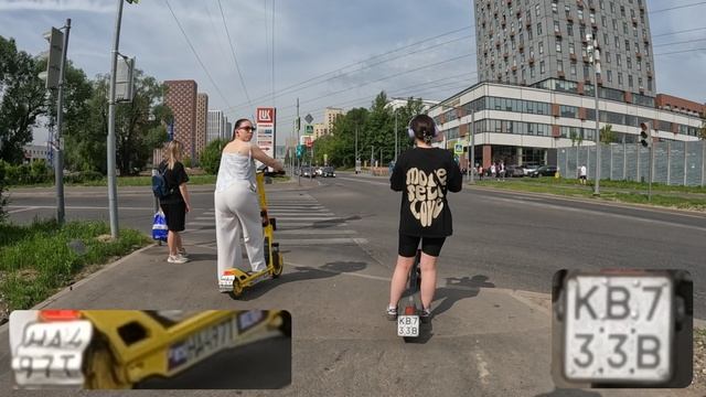 5. Фиксация нарушения п. 24.8 ПДД РФ. Кикшеринг Яндекс.GO и Whoosh