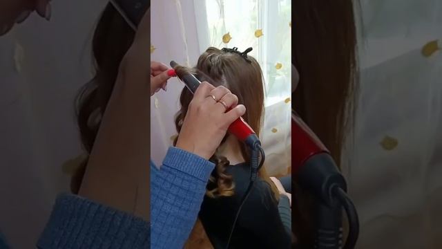 Локоны - классическая укладка