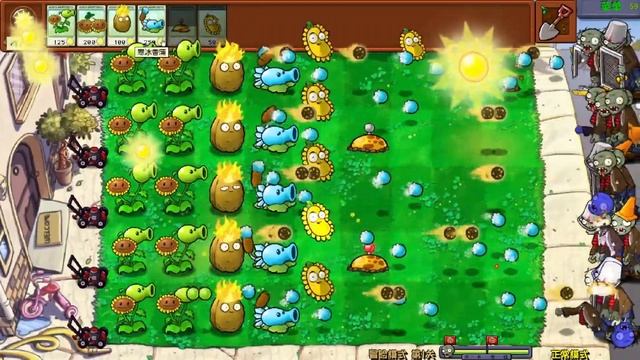 Plants vs Zombies MOD (Растения против зомби) Первый взгляд №1
