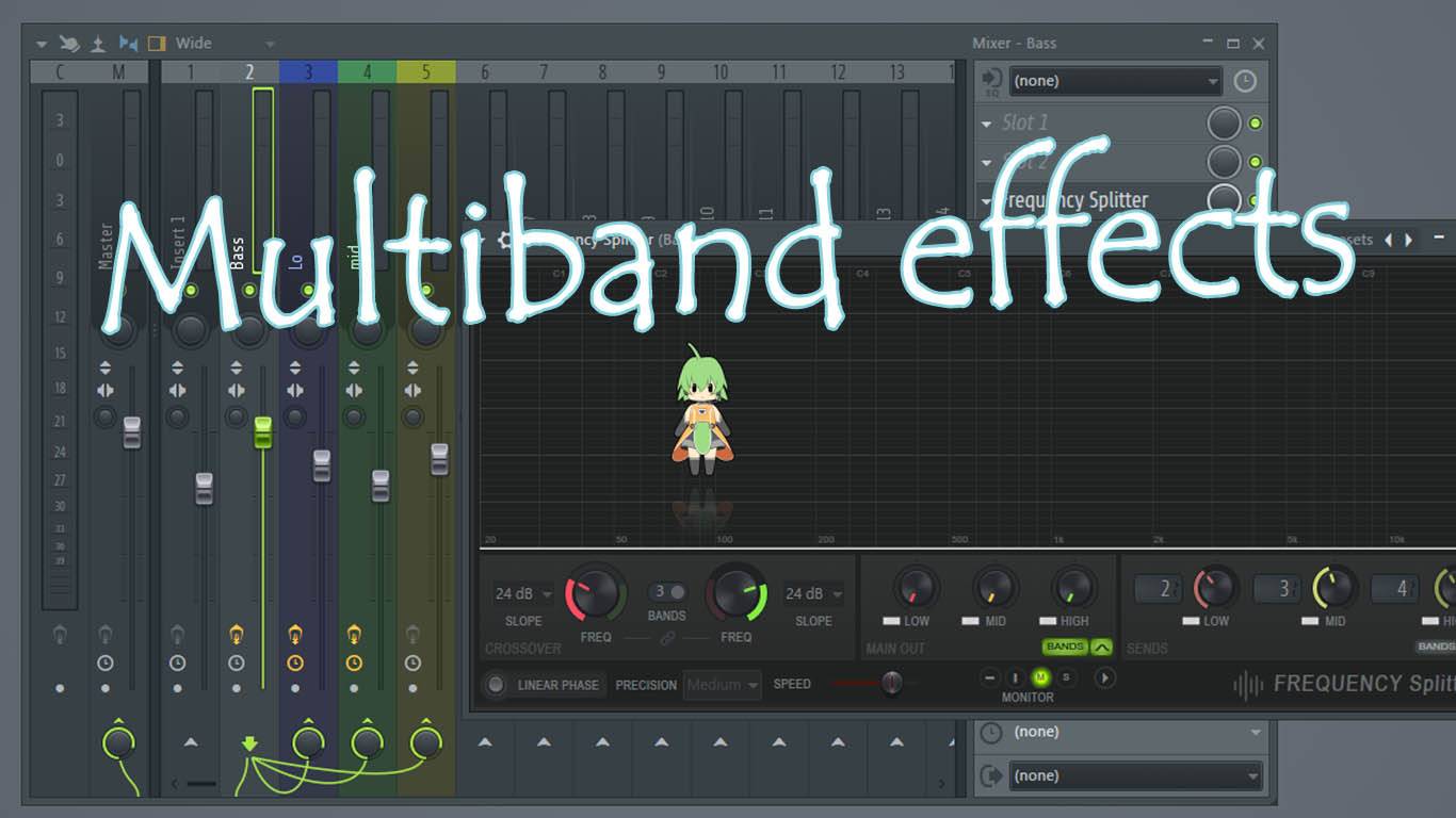 Как сделать Multiband коммутацию в микшере FL Studio 2024