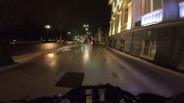 Январь - Февраль 2024 Поездки на велосипеде по городу, за