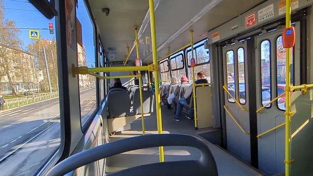 Трамвай "0680 по 38, раньше работал под 3005" в СПб 15-*: ЛВС-86М2