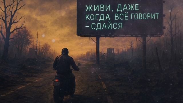 живи даже когда все говорят здайся