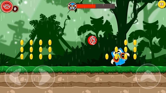 Red ball hero adventure! Красный шарик который смог! Индианка шар