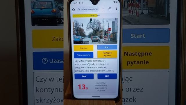 Uczymy się z testów przepisów ruchu drogowego w Polsce. Решаем тестовые задан
