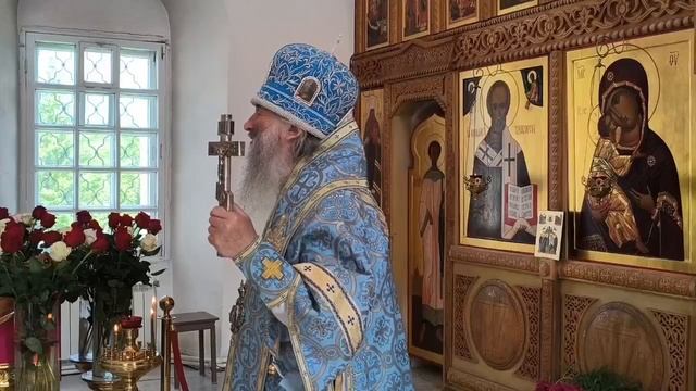 Проповедь митрополита Иоанна в праздник Владимирской иконы Божией Матери в Мироносицком монастыре