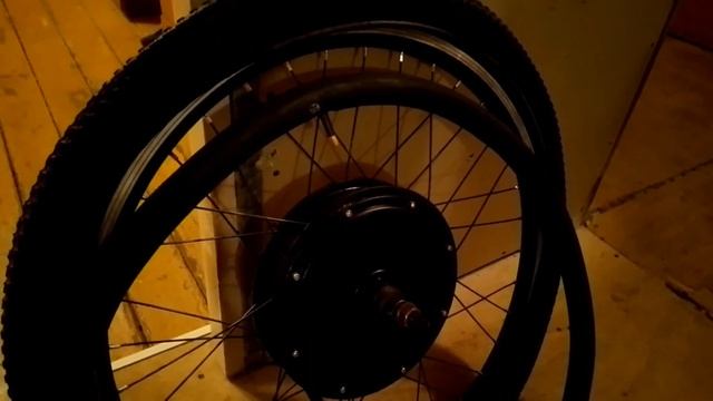 Замена резины на мотор-колесе