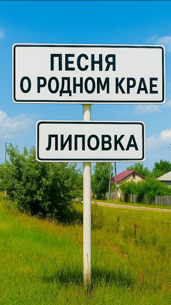 РОДНЯ - ЛИПОВКА МОЯ! ПЕСНЯ О РОДНОМ КРАЕ
