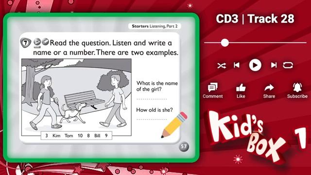 Kid's Box 1 FULL AUDIO Unit 8 · My clothes