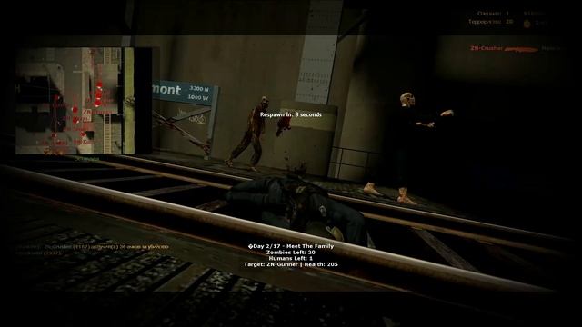 Counter strike:Source играю в режим Zombie Riot [Zriot]