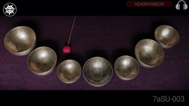 7aSU-003 Акустический набор 7 поющих чаш Healingbowl® Professional Surya®