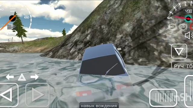 Покажу как найти тоннель в игре " симулятор вождения ваз 2108