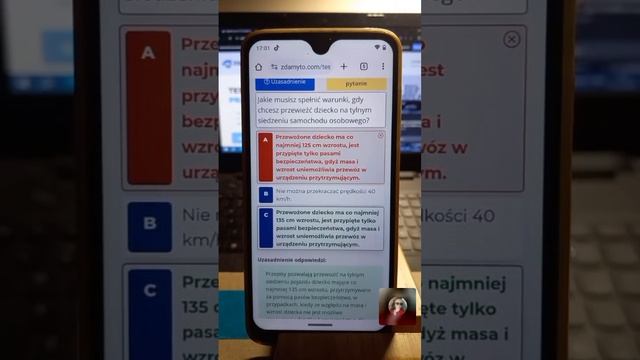 Uczymy się z testów przepisów ruchu drogowego w Polsce. Решаем тестовые задан