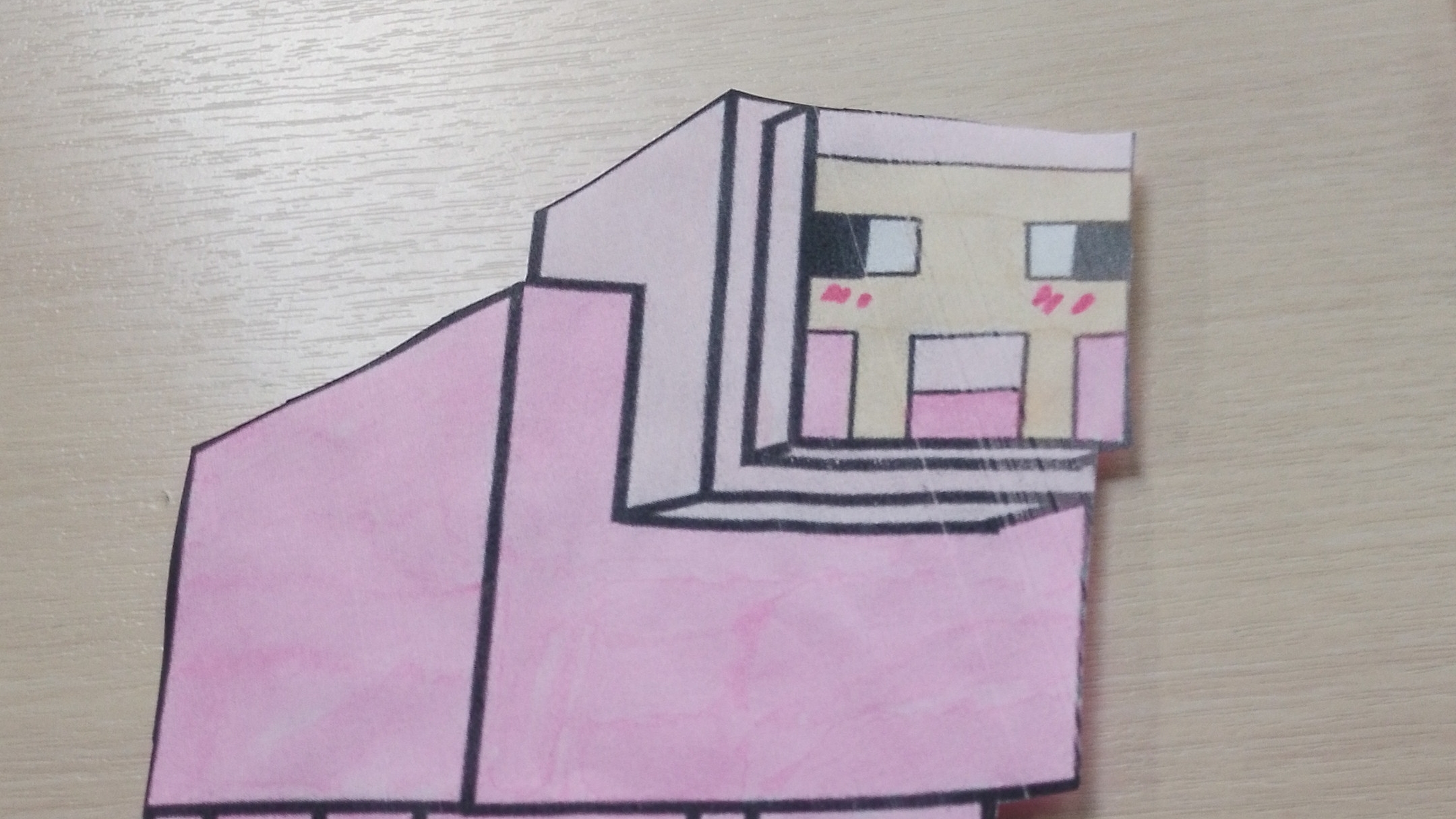 рисуем розовую овцу в Minecraft