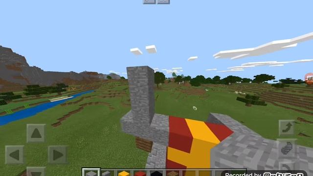 Мини статуя рыцаря в minecraft