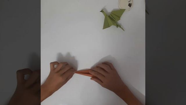 Очен простой оригами дракон. #origami #craft #viralvideo