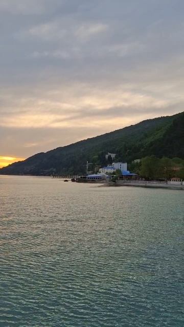Закат на море