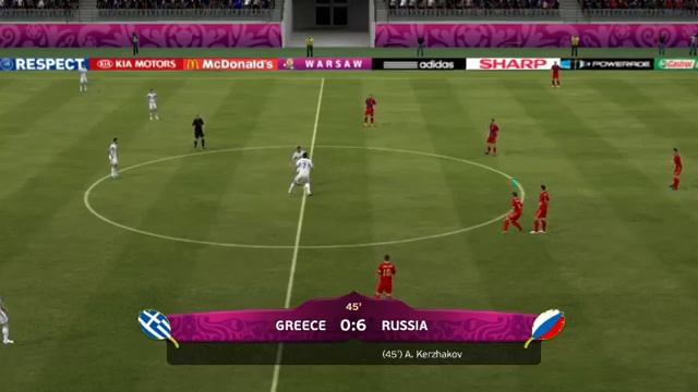 UEFA EURO 2012 Греция Россия