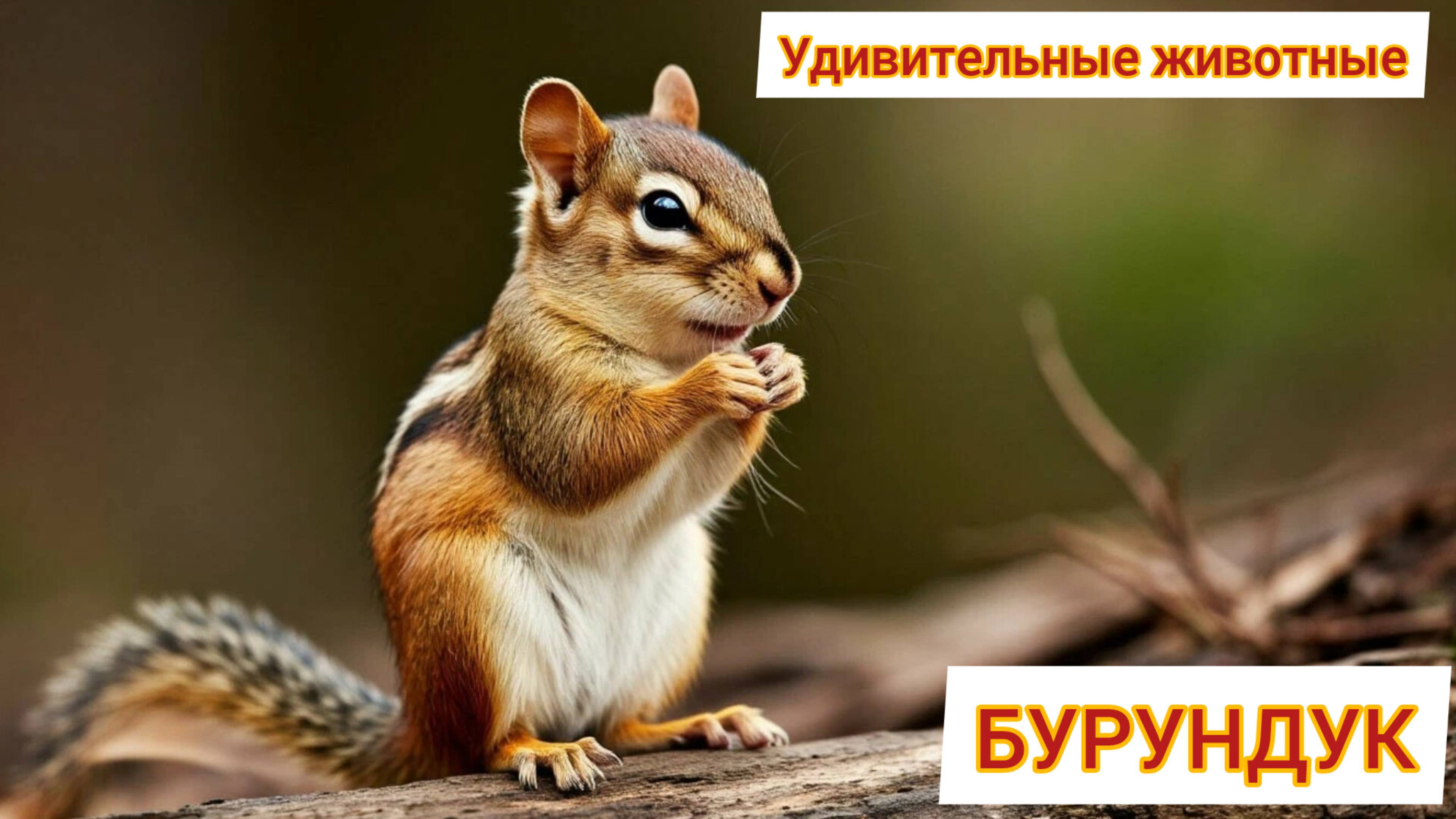 Бурундук, удивительные факты
