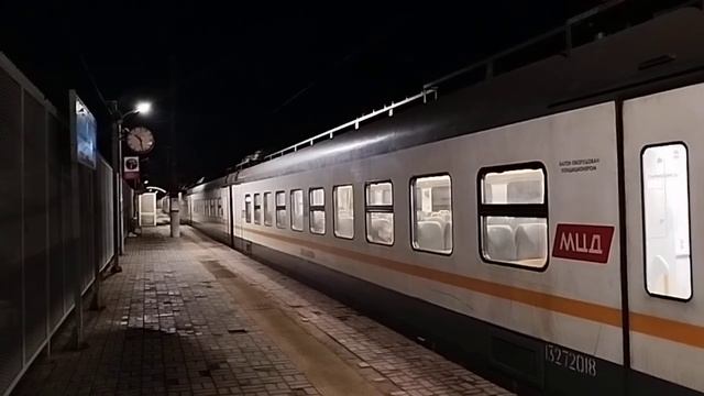 Электропоезд ЭП2Д-0078 ЦППК станция Дмитров 13.04.2025