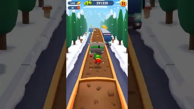короткий летсплей игры котик том бег за золотом HVC