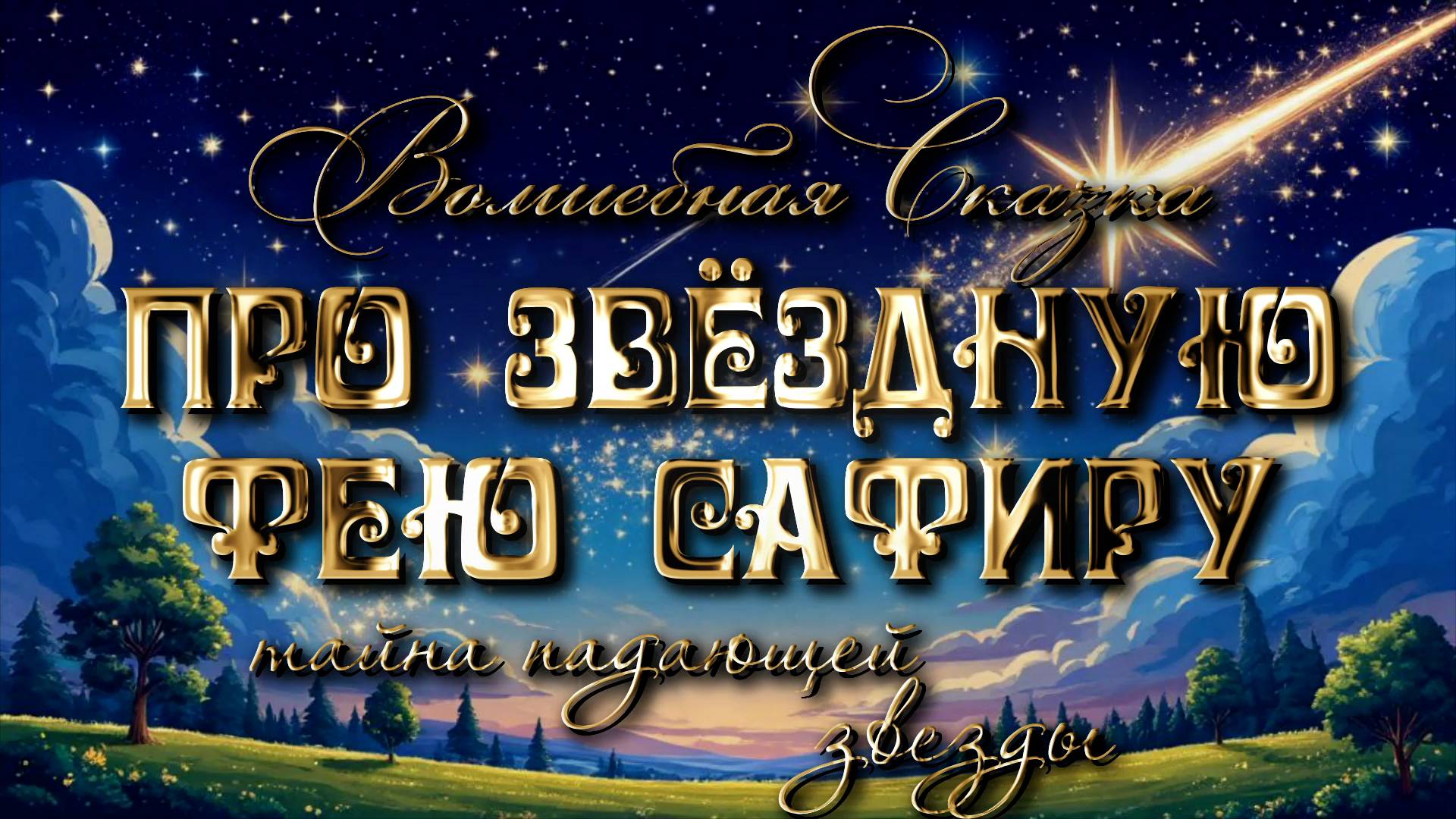 Сказка про фею Сафиру. Тайна падающей звезды.