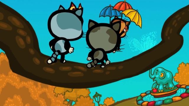 😻😻😻Три котенка - 👣 Ветер по паркету (3 серия - 3 сезо?