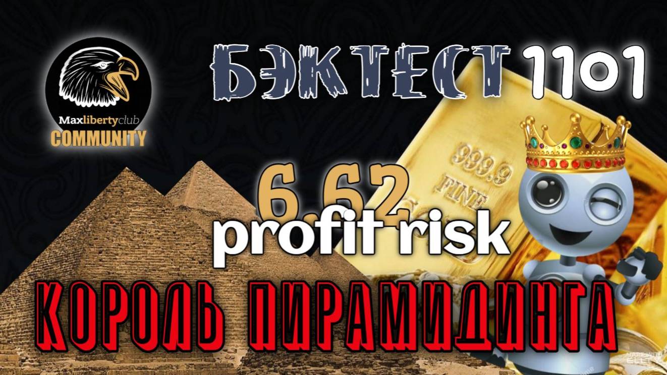 Результаты тестирования хеджирующего робота на золоте. Сборка 1101
