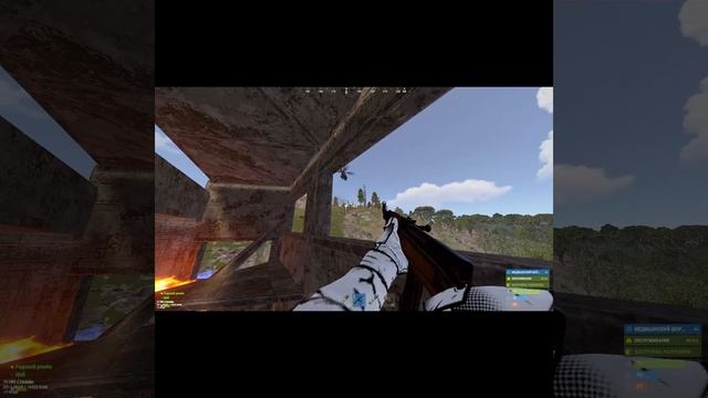 На первый рейд твоего соседа тебе нужно всего 5к серы и 5к угля  #rust #rustрейд #rustgame