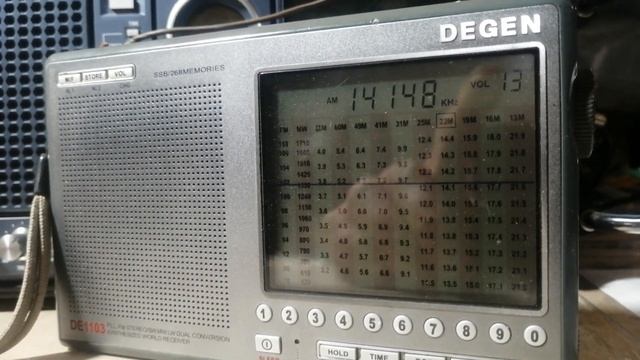 Радиолюбители на 20-ке, слушаем на DEGEN DE1103, ОТ 06.06.24.