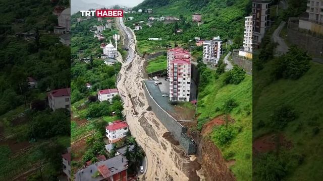 900-тысячный город Трабзон в Турции подтопило