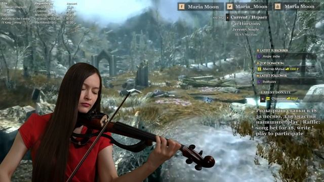 🎻 Far Horizons (Skyrim) ✨ | Волшебная мелодия на скрипке | Jeremy Soule 🎶