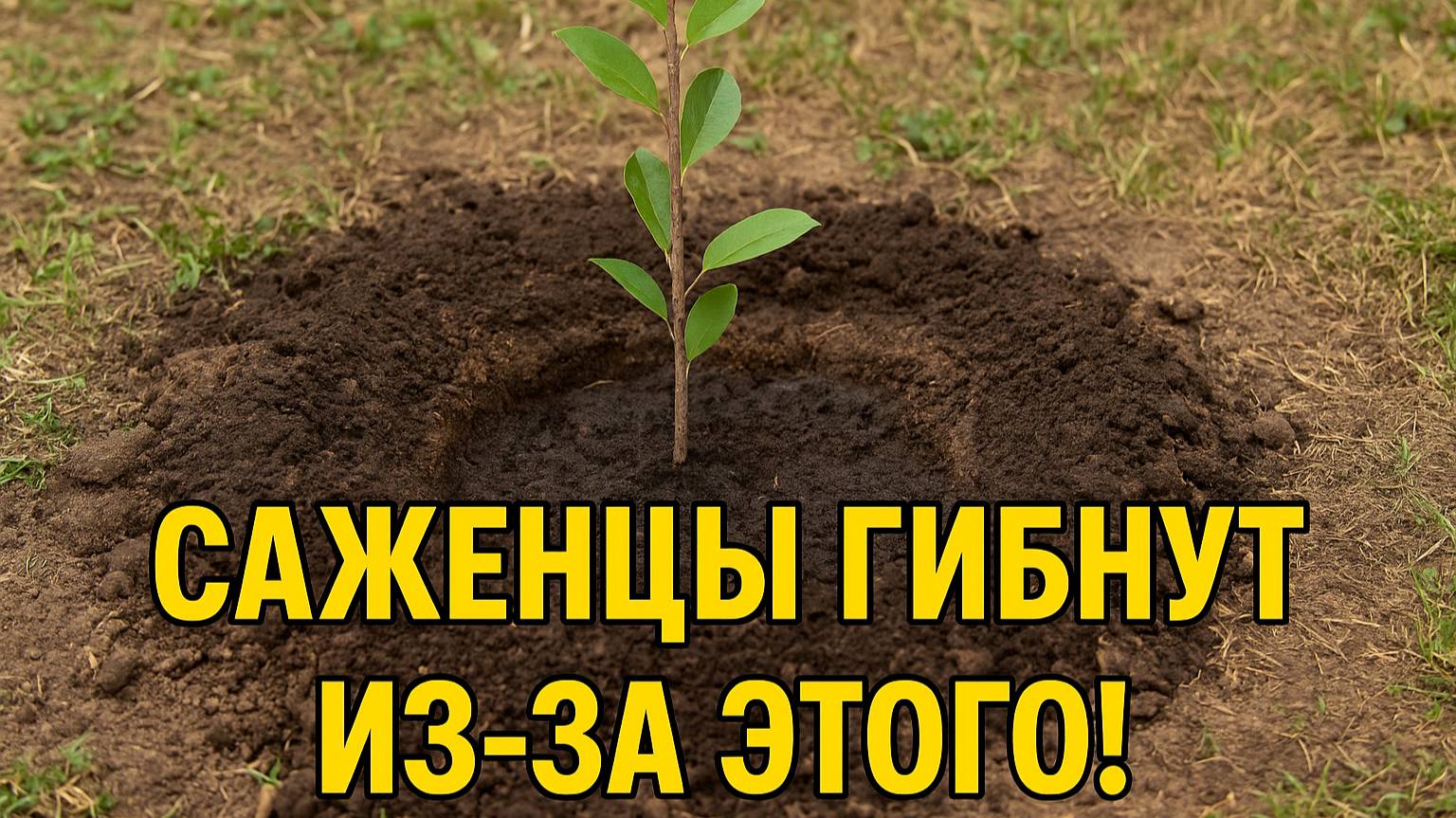 Саженцы погибают? Эти ошибки совершают ВСЕ новички!