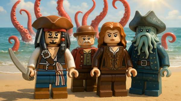 Lego Pirates of the Caribbean - Полное прохождение Часть 2. Первый заход в бухту! Часть 6
