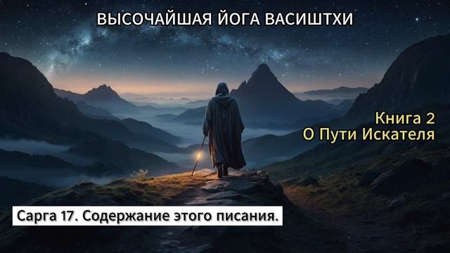 Йога Васиштхи | Книга 2 - [Сарга 17/20] | Содержание Этого П?