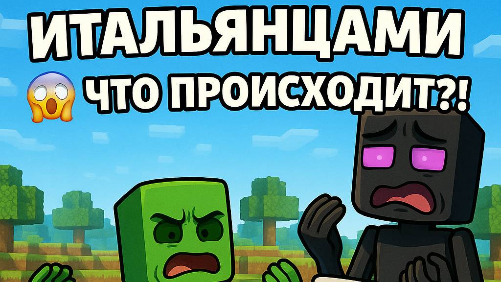 😱 ВСЕ МОБЫ СТАЛИ ИТАЛЬЯНСКИМИ МЕМАМИ! ЭТО БЕЗУМИЕ! МАЙНКРАФТ