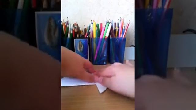 Как делать когти из бумаги)