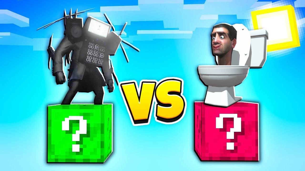 😱 НЕВЕРОЯТНАЯ БИТВА Лаки Блок ТИТАН vs СКИБИДИ ТУАЛЕТ в Майнкрафт ! ВЛАДУС