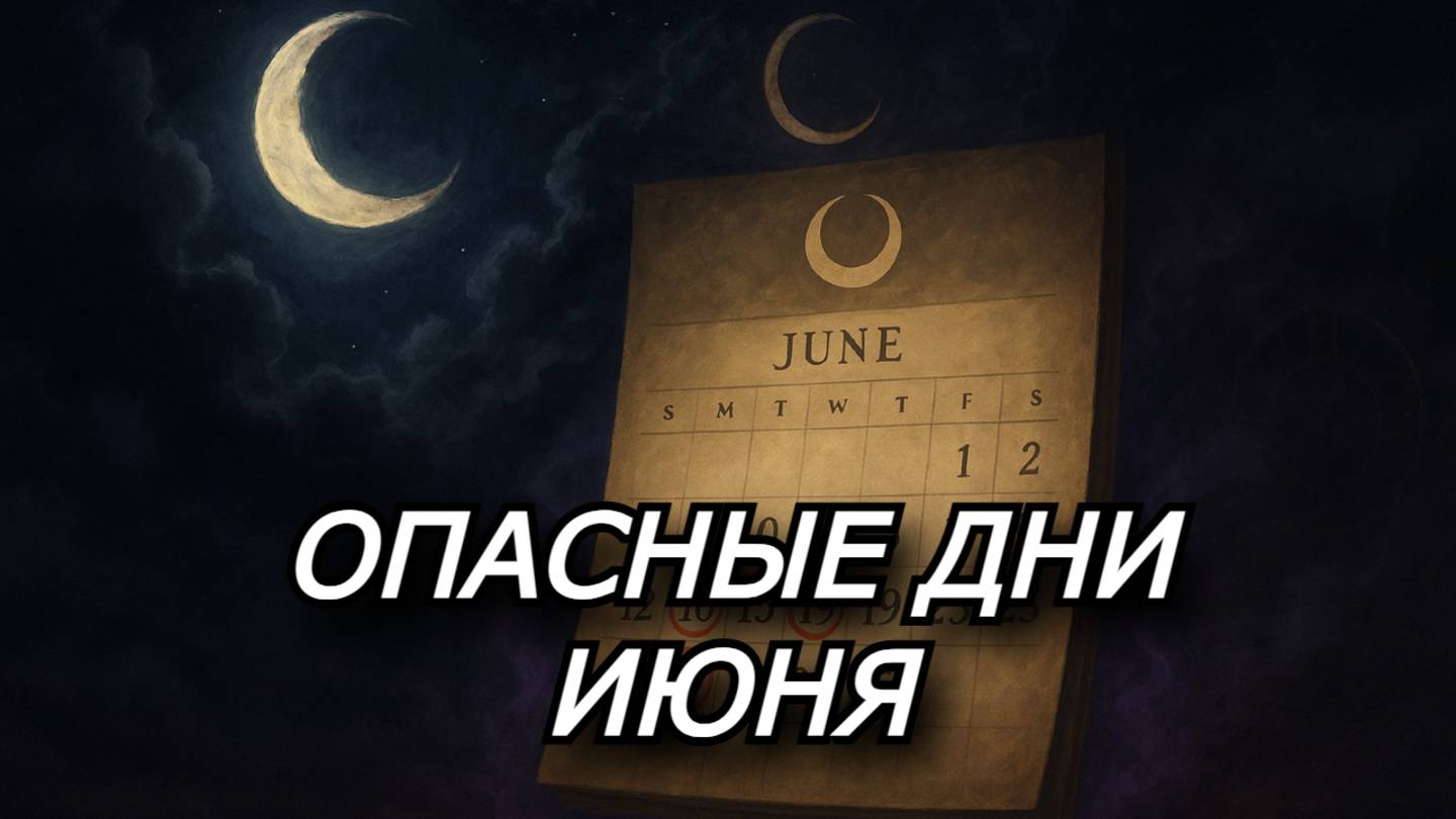 САТАНИНСКИЕ ЛУННЫЕ ДНИ В ИЮНЕ 2025 — БУДЬТЕ ОСТОРОЖНЫ В ЭТИ ОПАСНЫЕ ДАТЫ