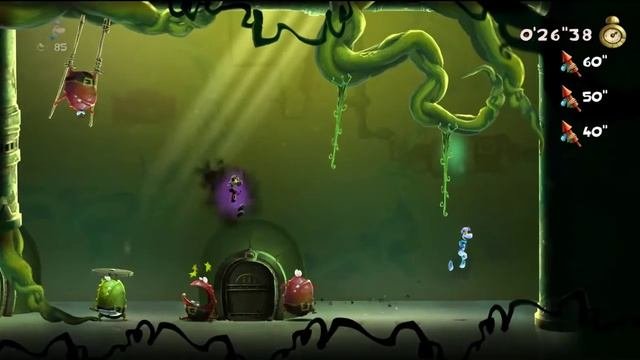 Прохождение Rayman Legends часть 15 - Пройти за 40 секунд.