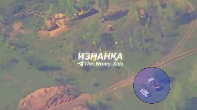 Ракетный удар ОТРК Искандер-М по позиции ЗРК IRIS-T в районе н.п Заречное, Днепропетровская область.