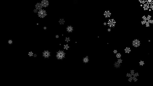 Снегопад футаж (Snowfall Futtage)