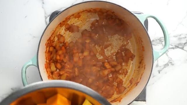 VkusniyDen тайский крем суп из тыквы и кокоса