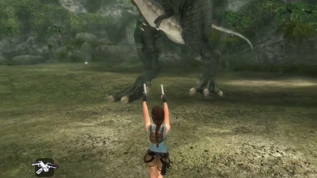 TOMB RAIDER " ANNIVERSARY " ПРОХОЖДЕНИЕ ЧАСТЬ 8 " БИТВА С БОССОМ  ДИНОЗАВР РЕКС"