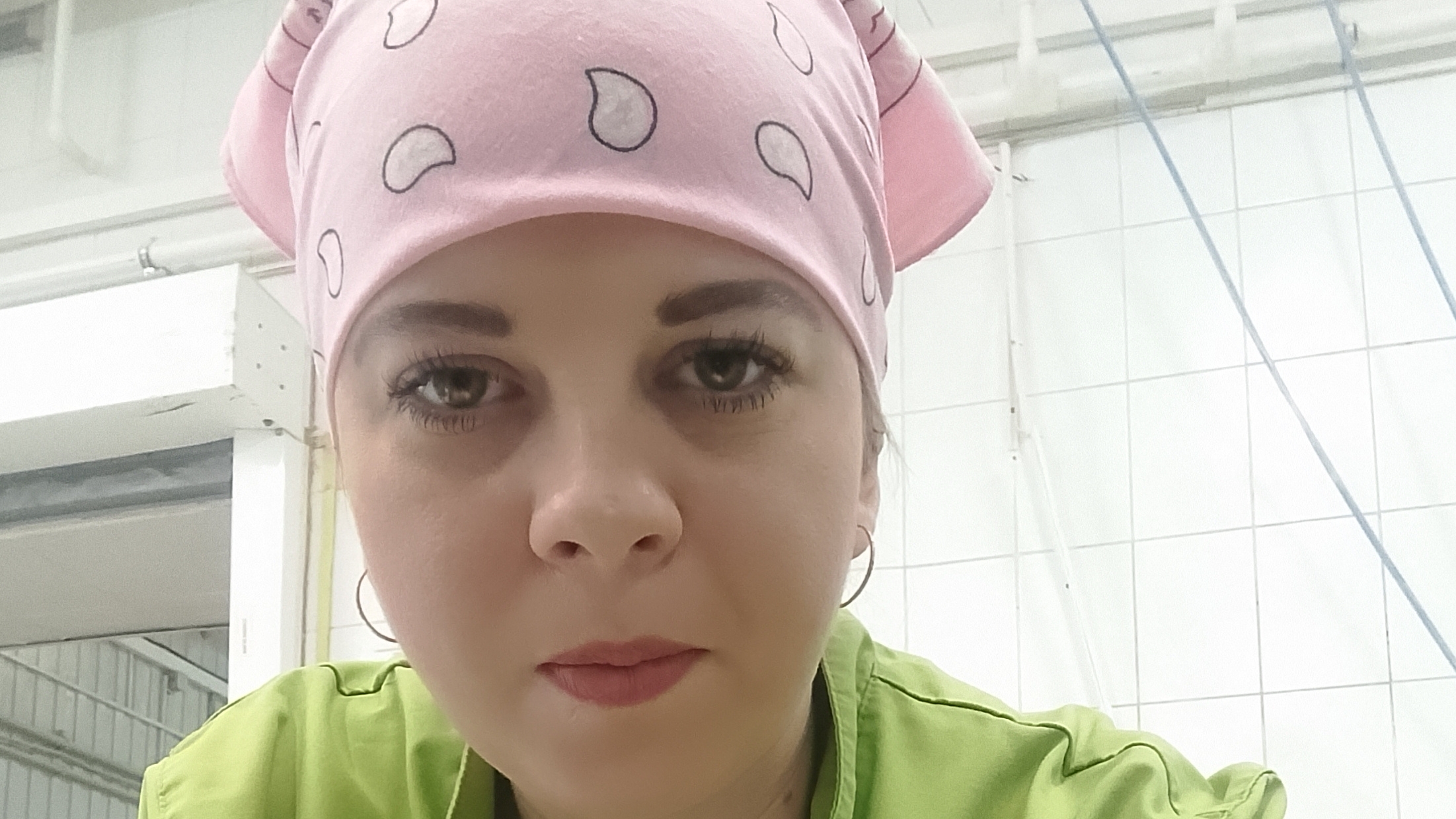 на работе