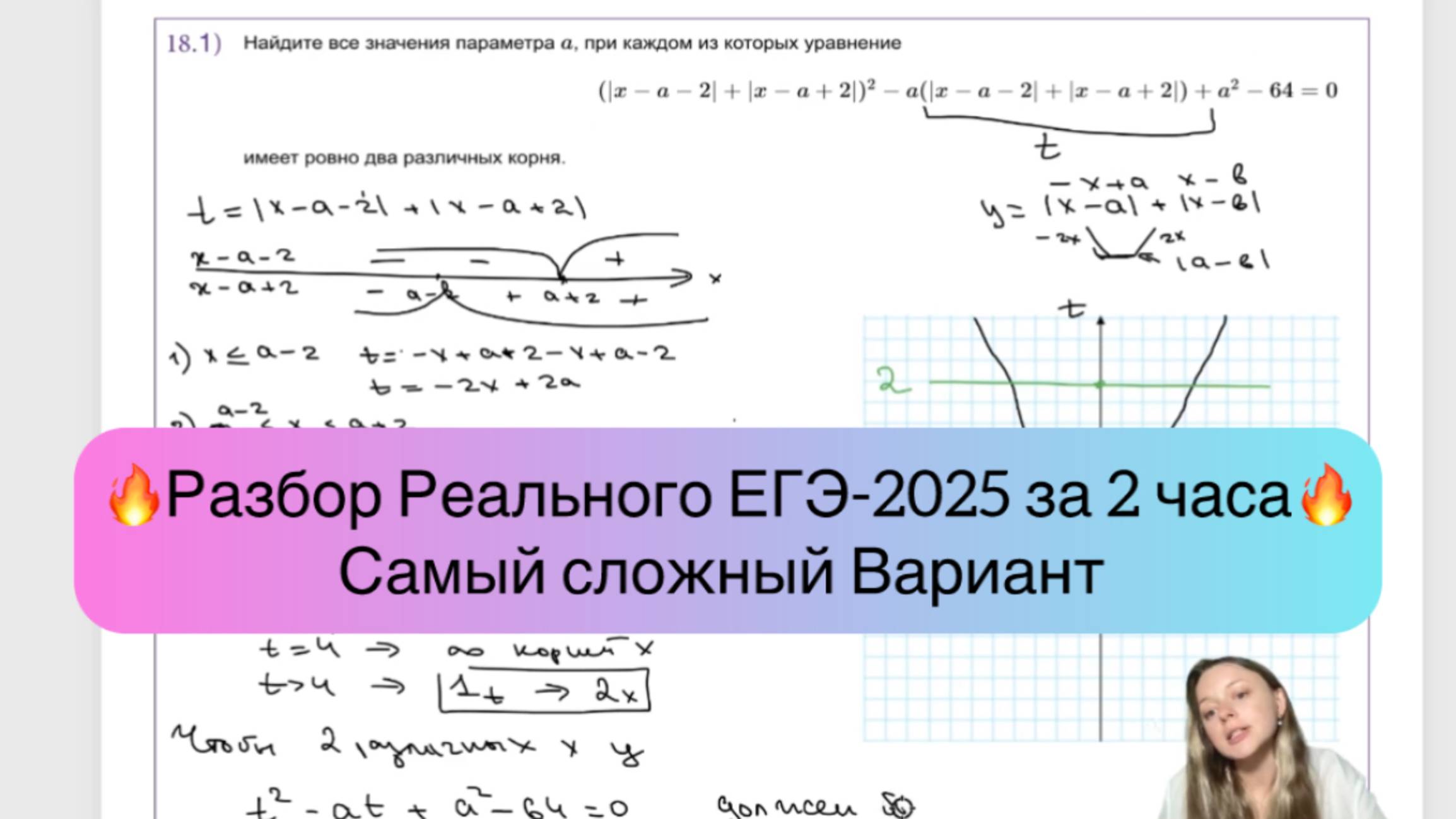 🔥 Разбор Самого сложного Реального Варианта ЕГЭ-2025 за 2 часа 🔥