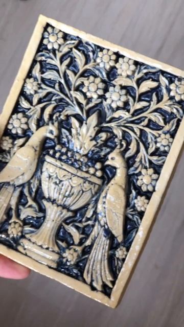 Изразец Птицы. Глина Светлячок